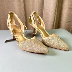Gold heels